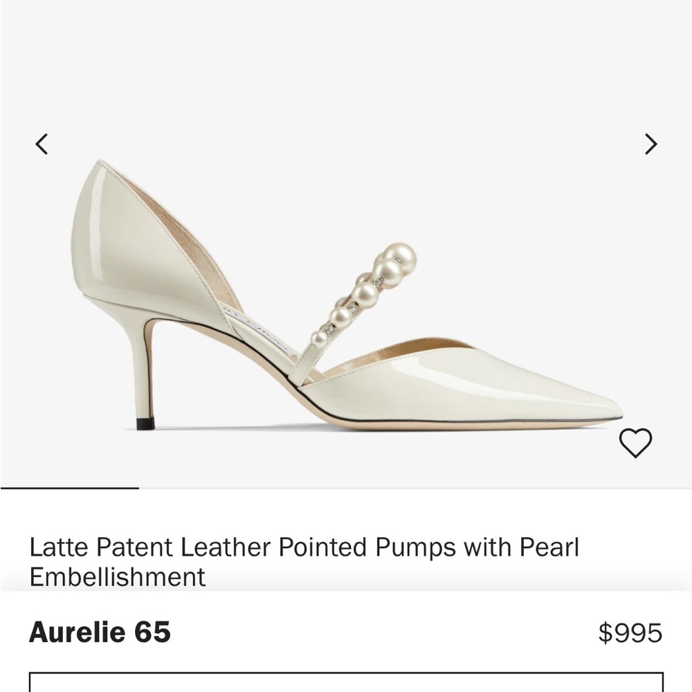 Jimmy choo auriele 65 pumps cream white 41